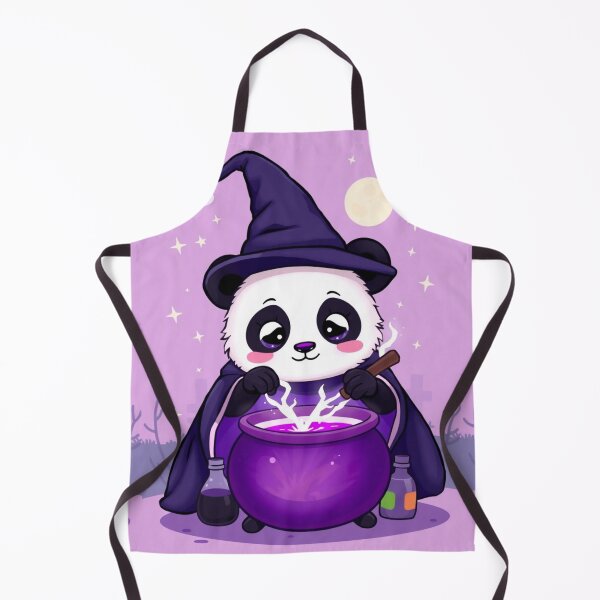 Item preview, Cute Panda Halloween Shirt | Witch Costume & Glowing Potion designed and sold by ArmaanArts.