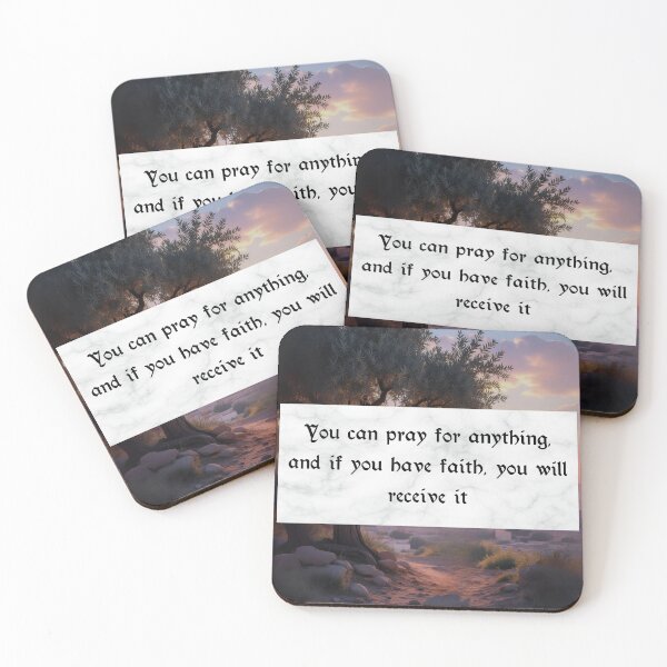 Item preview, Faith and Prayer Bible Verse Quote – Inspirational Christian Wall Art designed and sold by Bible-quotez.
