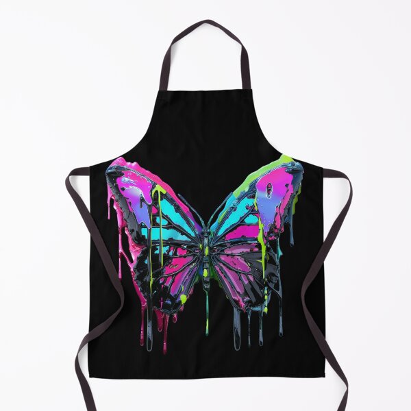 Item preview, 3D Neon Dripping Butterfly | Psychedelic Pop Art High-Res 300DPI designed and sold by WHITE FLAME PRINTS.
