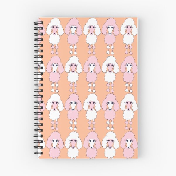 Item preview, Peach Pink Poodle Parade designed and sold by samitomato.