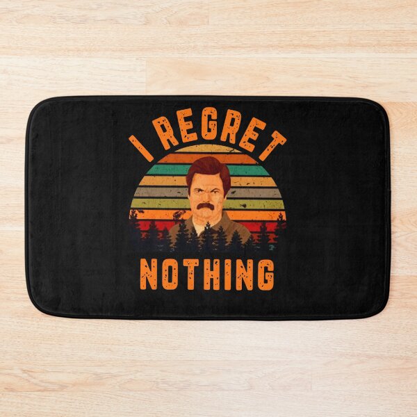 Item preview, I Regret Nothing Parks and Recreation Ron Swanson Nick Offerman designed and sold by MelvinHenson3.