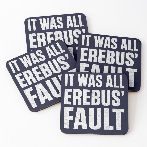 Item preview, It Was All Erebus’ Fault – Warhammer 40K Word Bearers Parody Design - Blue designed and sold by Splyntpop.