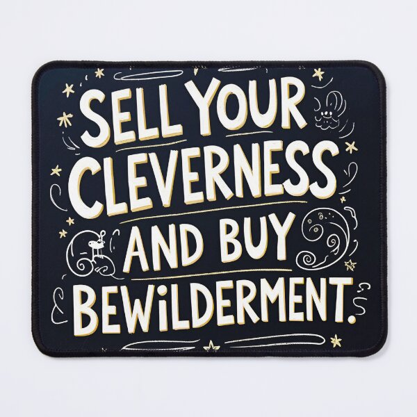 Item preview, Sell your cleverness and buy bewilderment 77 designed and sold by Tom-Johnson.