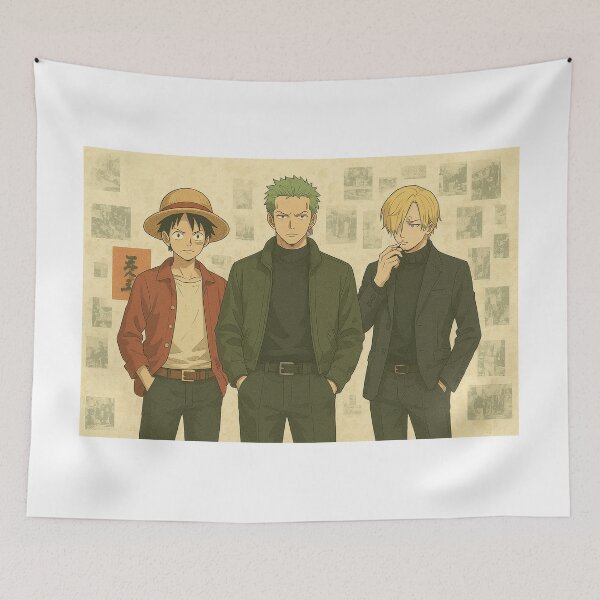 Item preview, Trio Monstes One Piece designed and sold by NichiStudio.