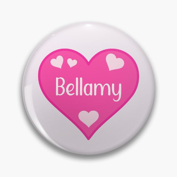 Item preview, Bellamy Name Pink Heart  designed and sold by Jeallan Designs.
