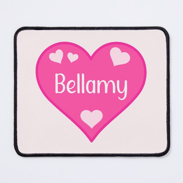 Item preview, Bellamy Name Pink Heart  designed and sold by Jeallan Designs.