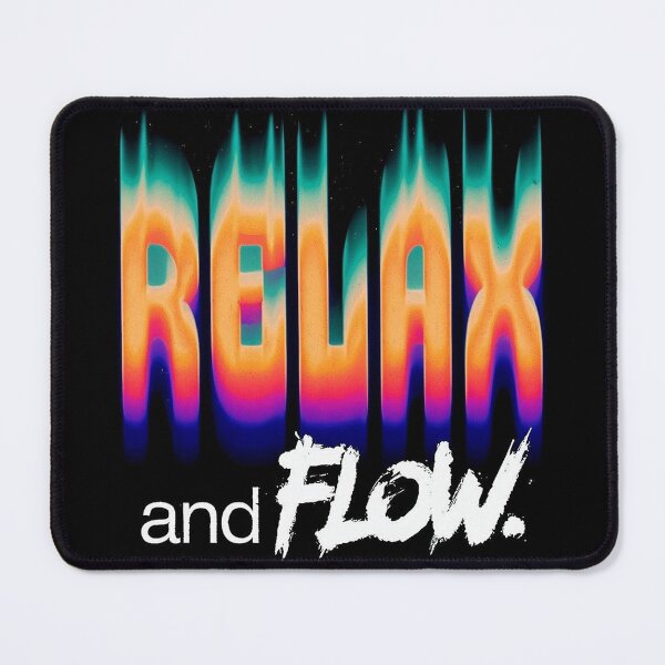 Item preview, Relax and Flow quote graffiti saying designed and sold by KTGim.