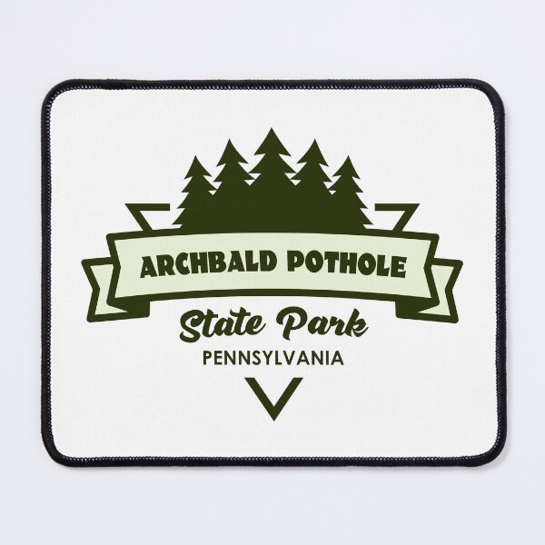 Item preview, Archbald Pothole State Park Pennsylvania Trees And Ribbon designed and sold by bivenart.
