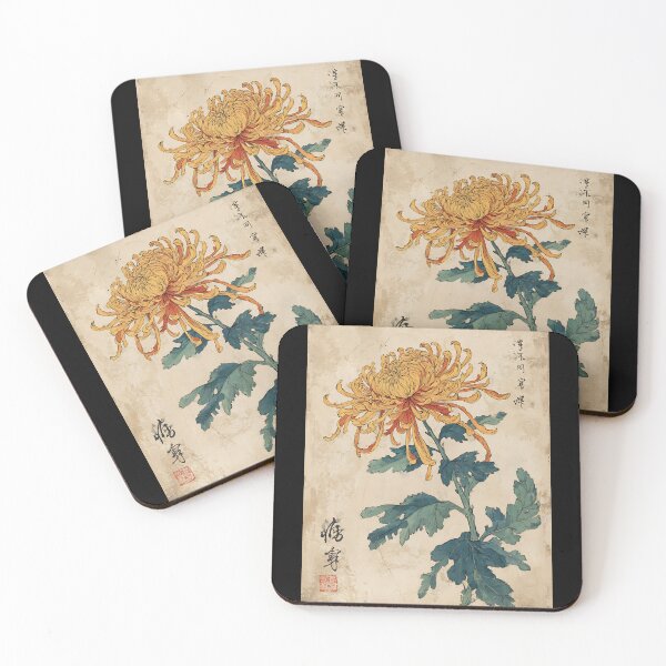 Item preview, Traditional Japanese Chrysanthemum Art designed and sold by bapupa.