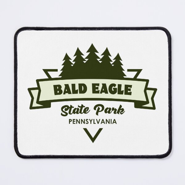 Item preview, Bald Eagle State Park Pennsylvania Trees And Ribbon designed and sold by bivenart.