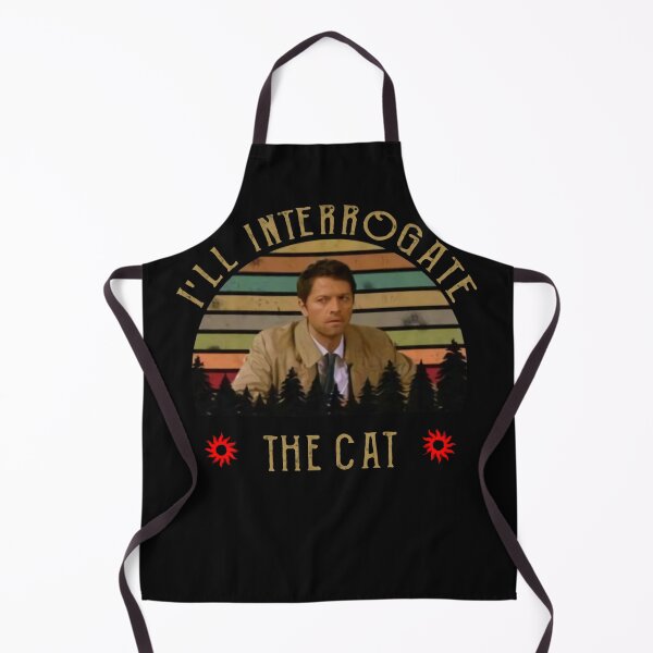 Item preview, I'll Interrogate The Cat Castiel Misha Collins Supernatural Vintage designed and sold by MelvinHenson3.