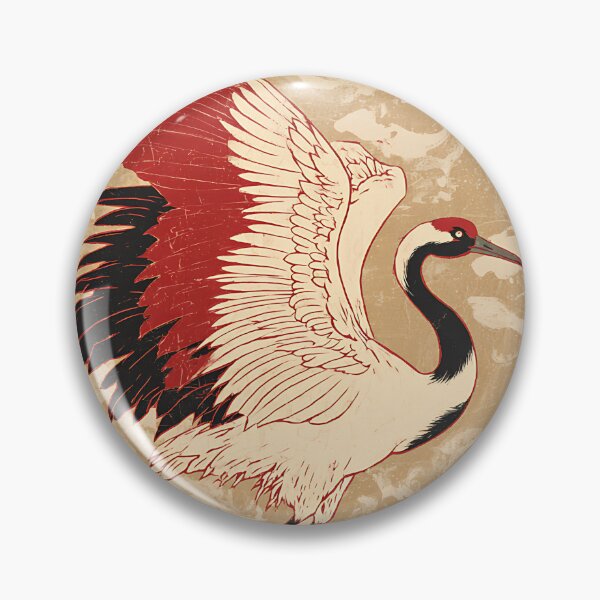 Item preview, Graceful Japanese Crane Art designed and sold by bapupa.