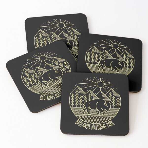 Item preview, Dakota South National Badlands Landscape Park Adventure designed and sold by MooreTaylorArt.