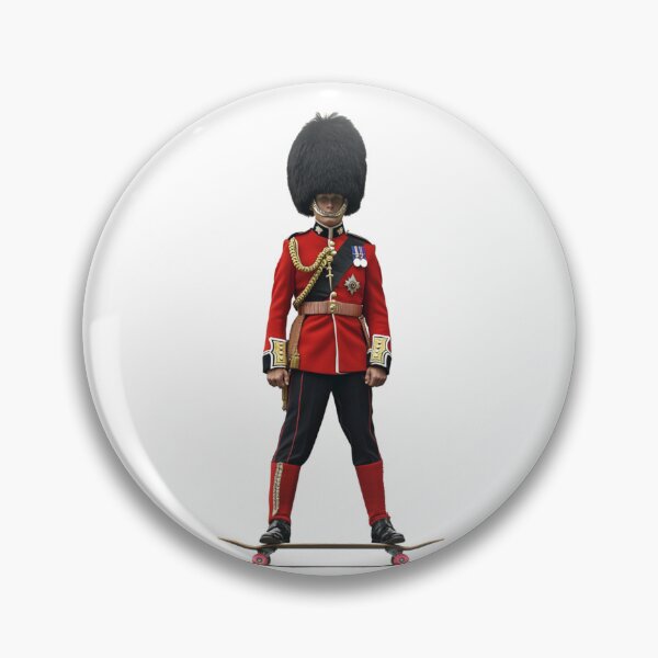 Item preview, British Royal Guard On Skateboard designed and sold by OrphanSktboards.