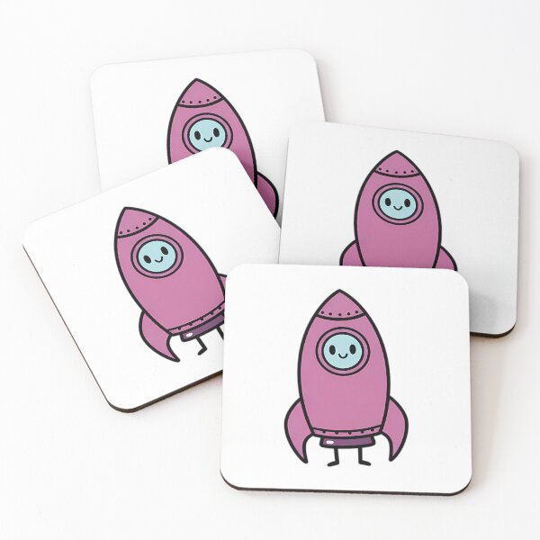 Item preview, Cute Smiling Space Rocket designed and sold by TheLoudArtist.