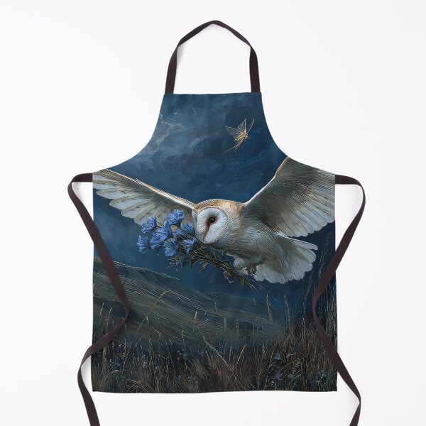 Item preview, Barn Owl With Lavender and Sprite designed and sold by thewandswant.
