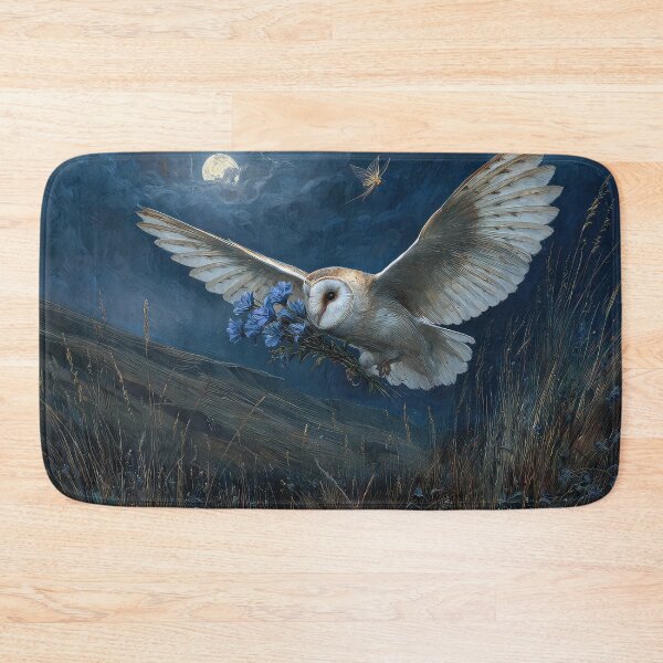 Item preview, Barn Owl With Lavender and Sprite designed and sold by thewandswant.