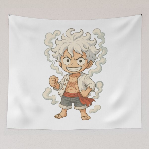 Item preview, Luffy Gear 5 Chibi designed and sold by NichiStudio.