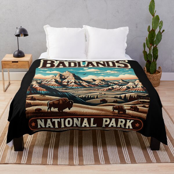 Item preview, Adventure South Park Badlands Landscape National Dakota designed and sold by MooreTaylorArt.