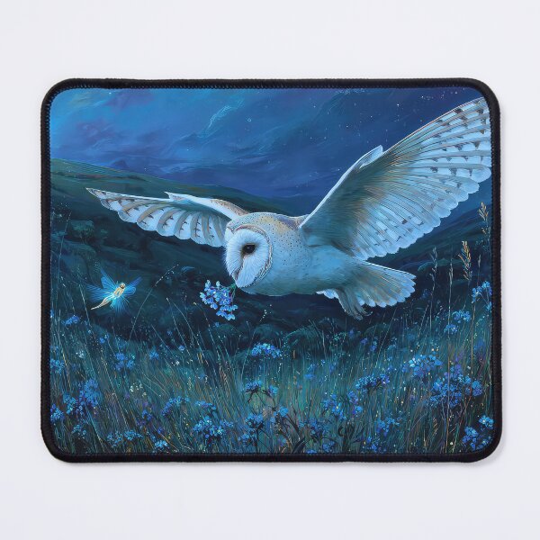 Item preview, Barn Owl With Lavender and Sprite designed and sold by thewandswant.