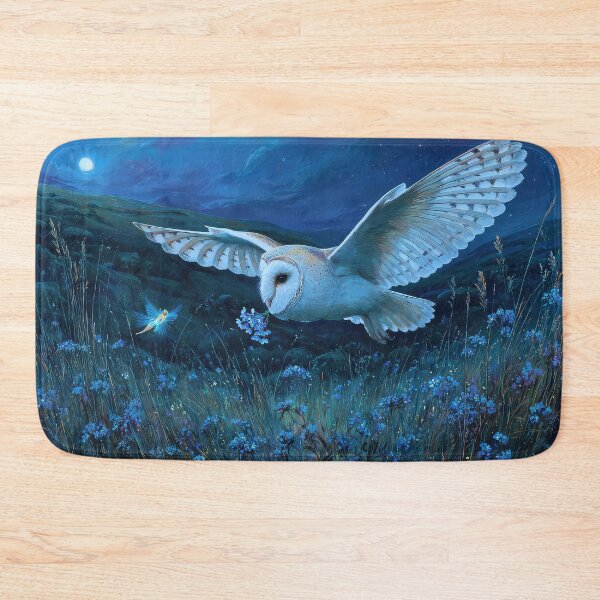 Item preview, Barn Owl With Lavender and Sprite designed and sold by thewandswant.