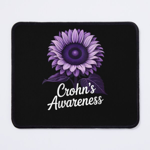 Item preview, Womens Purple Sunflower Crohns Awareness V-Neck designed and sold by Peterknigh.