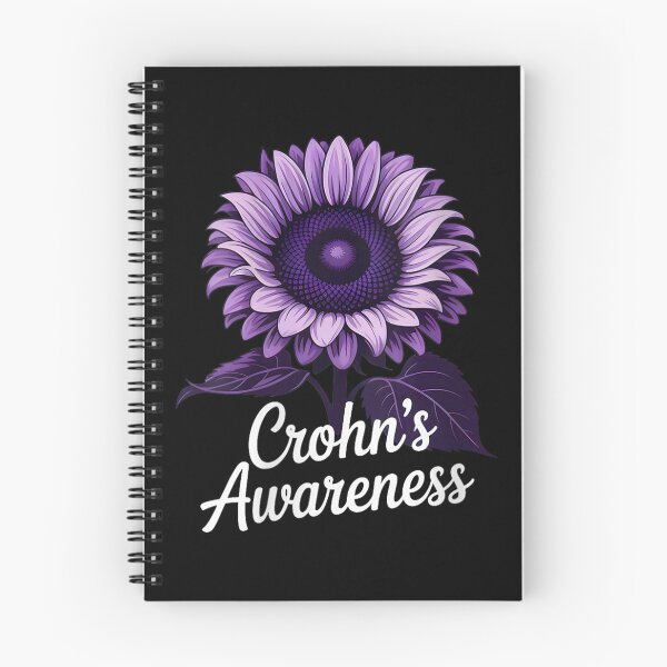Item preview, Womens Purple Sunflower Crohns Awareness V-Neck designed and sold by Peterknigh.