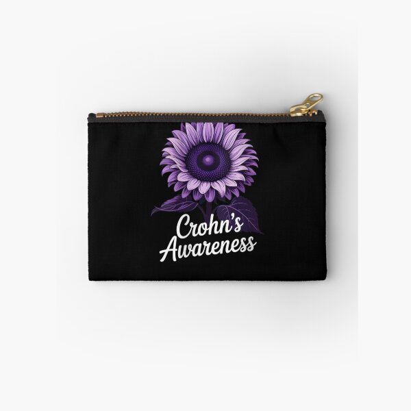 Item preview, Womens Purple Sunflower Crohns Awareness V-Neck designed and sold by Peterknigh.