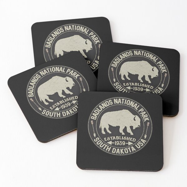 Item preview, National Park Landscape South Adventure Dakota Badlands designed and sold by MooreTaylorArt.