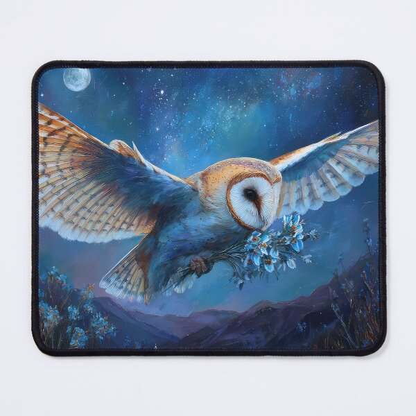 Item preview, Barn Owl With Lavender and Sprite designed and sold by thewandswant.
