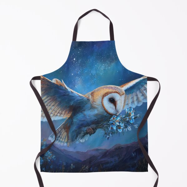 Item preview, Barn Owl With Lavender and Sprite designed and sold by thewandswant.