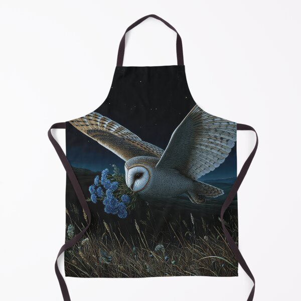 Item preview, Barn Owl With Lavender and Sprite, designed and sold by thewandswant.