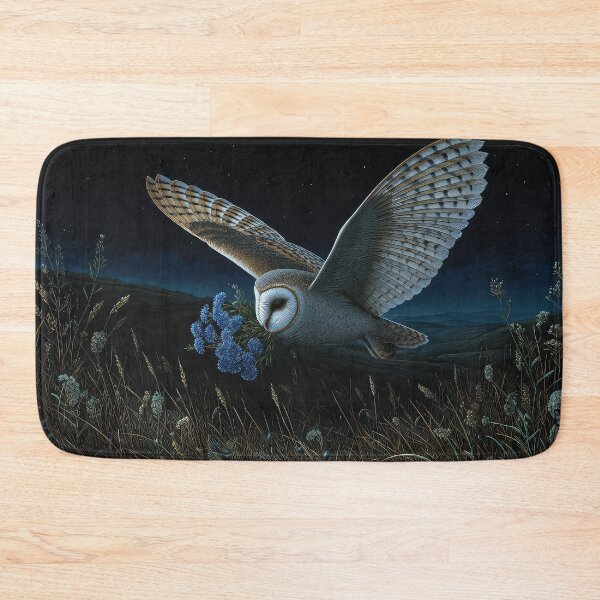 Item preview, Barn Owl With Lavender and Sprite,  designed and sold by thewandswant.