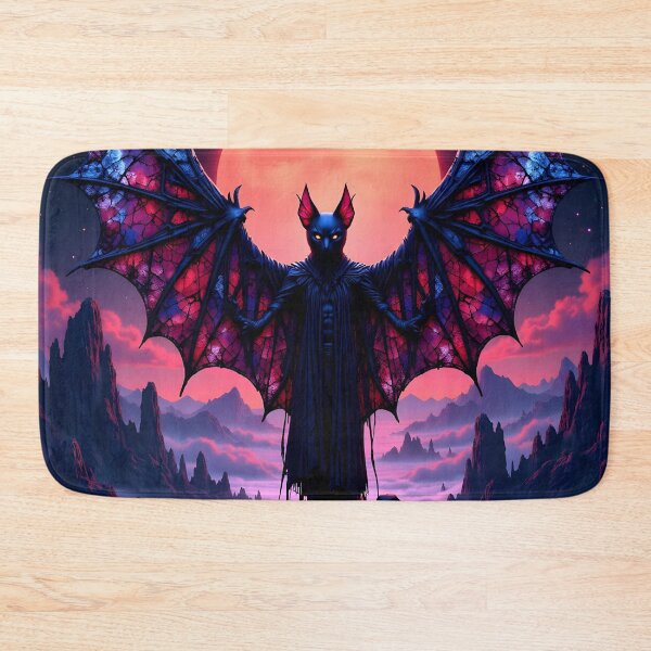 Item preview, Bat Eclipse – Fractured Neon Cubist Bat designed and sold by artmanikin.