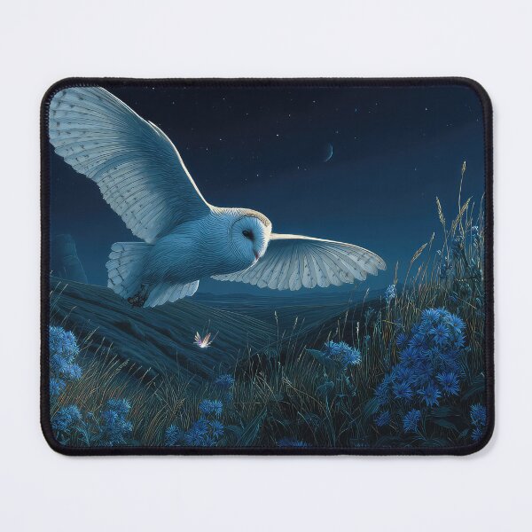 Item preview, Barn Owl With Lavender and Sprite,  designed and sold by thewandswant.