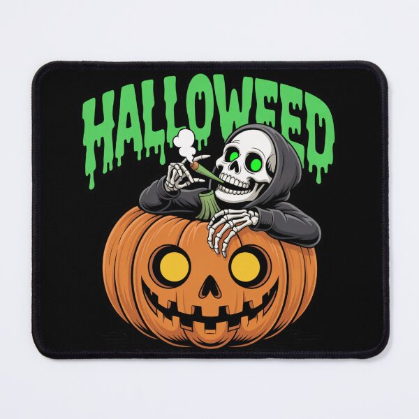 Item preview, Halloweed Skeleton - Spooky Cannabis Halloween Design designed and sold by RDRdesign.