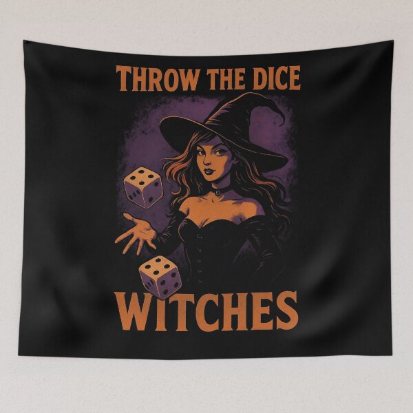 Item preview, Throw the Dice Witches, spooky vibes  designed and sold by EdgeDrip.