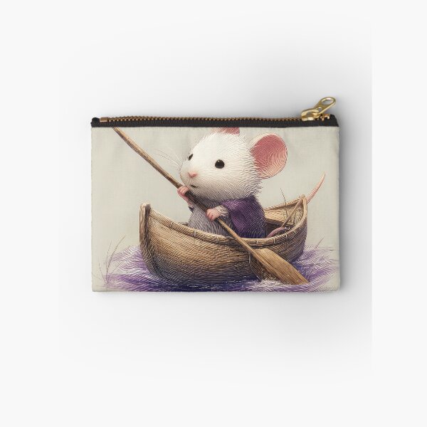 Item preview, Cute Mouse in a boat designed and sold by thewandswant.