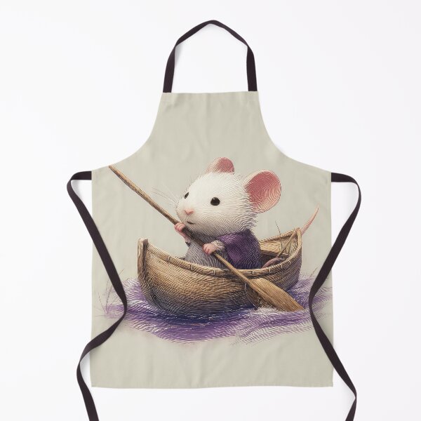 Item preview, Cute Mouse in a boat designed and sold by thewandswant.
