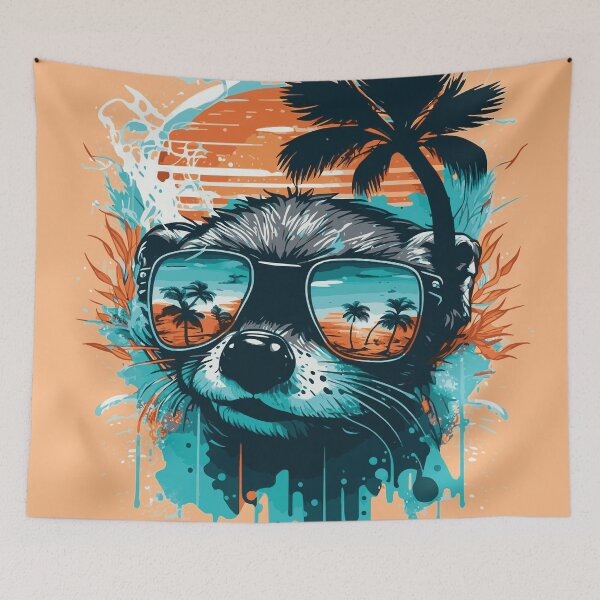 Item preview, Otters on vacation designed and sold by drizzd.