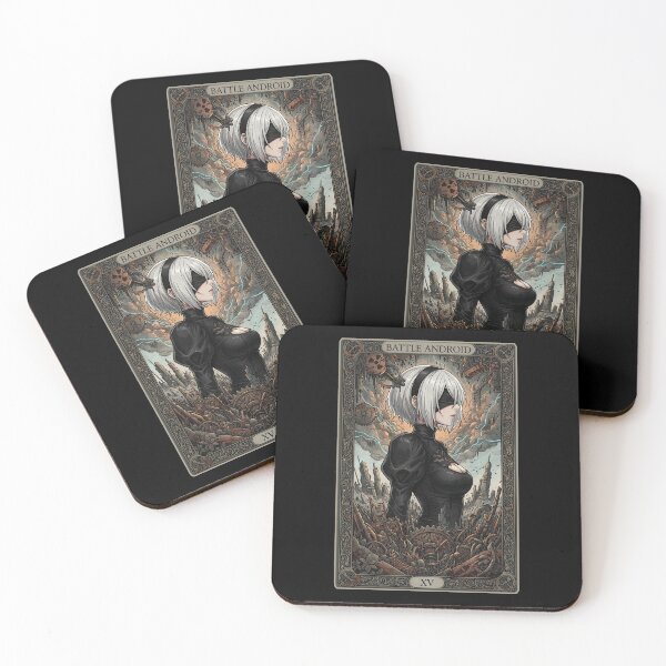 Item preview, 2B Tarot Card Style 2 designed and sold by MadShroomPrints.