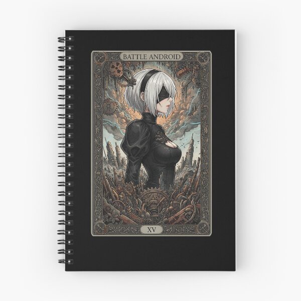 Item preview, 2B Tarot Card Style 2 designed and sold by MadShroomPrints.