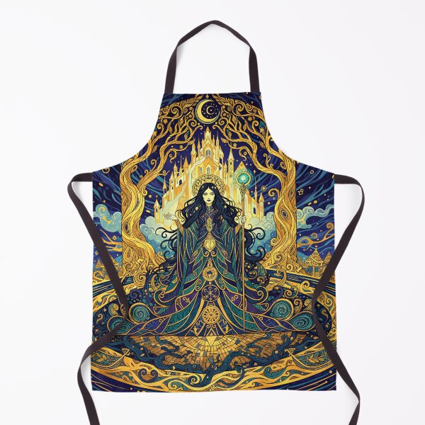 Item preview, Lady of the Astral Bloom | Celestial Goddess Wall Art designed and sold by Stoneflower-Art.