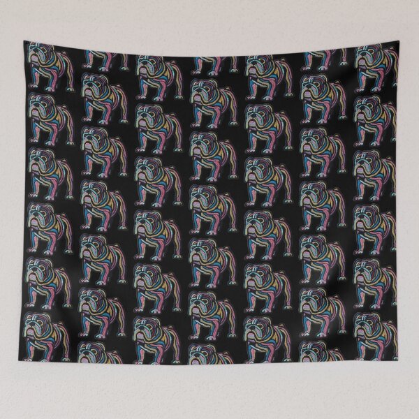 Item preview, Bulldog Patch Embroidery Fabric Stitched Patch designed and sold by HappyPatchClub.
