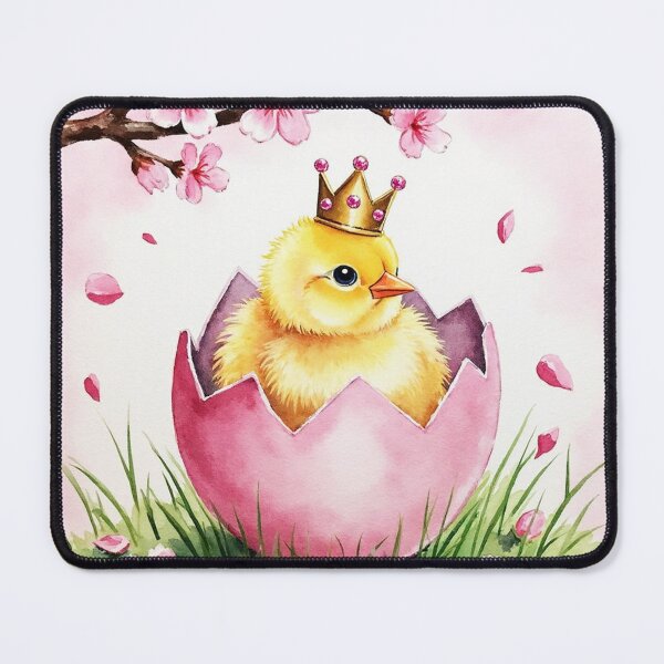 Item preview, Royal Spring Chick – Cute Crowned Baby Chick in Cherry Blossoms designed and sold by skysshobu.