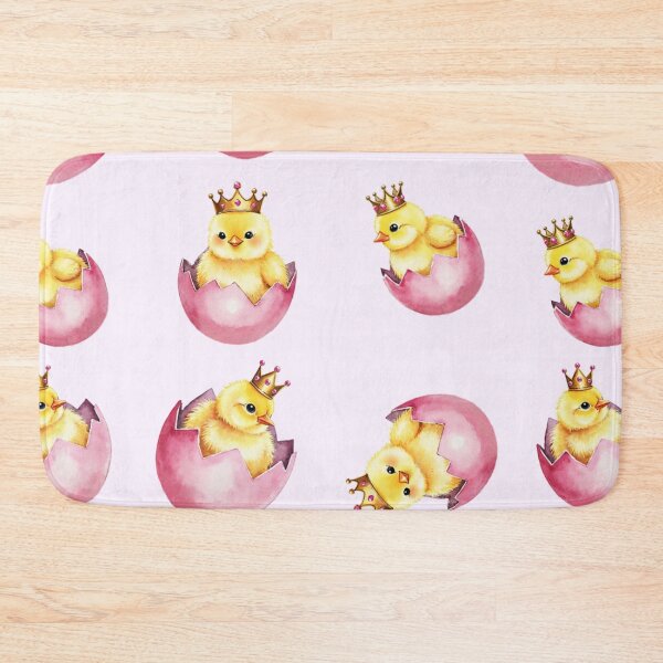 Item preview, Royal Spring Chick – Cute Crowned Baby Chick in Cherry Blossoms designed and sold by skysshobu.