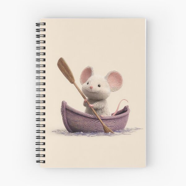 Item preview, Cute Mouse in a boat designed and sold by thewandswant.