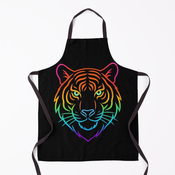 Item preview, Retro Neon Tiger – Vibrant Glow Animal Art Design designed and sold by Creative.Shop.
