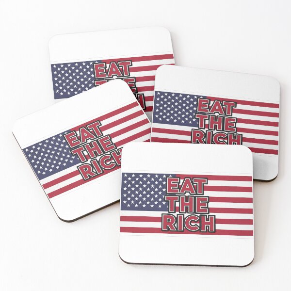 Item preview, Eat The Rich American Flag designed and sold by Owcomm.