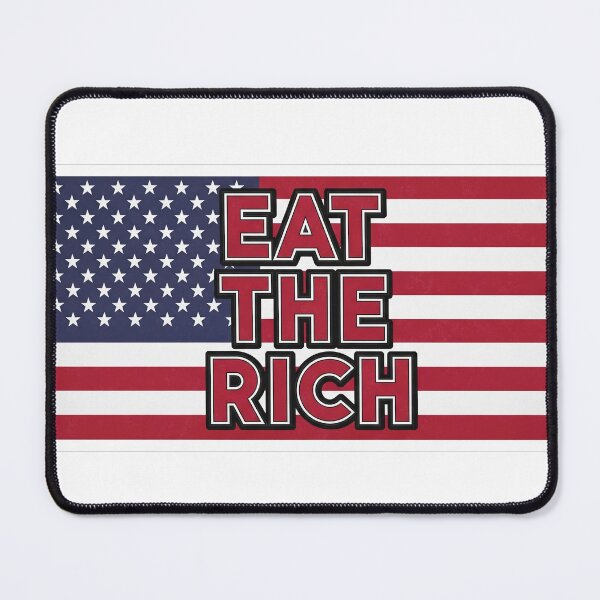 Item preview, Eat The Rich American Flag designed and sold by Owcomm.